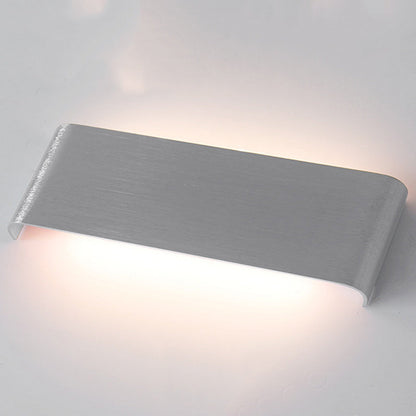 Minimalist Rectangle Aluminum Acrylic LED Wall Sconce Lamp