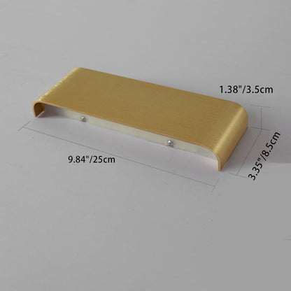 Minimalist Rectangle Aluminum Acrylic LED Wall Sconce Lamp