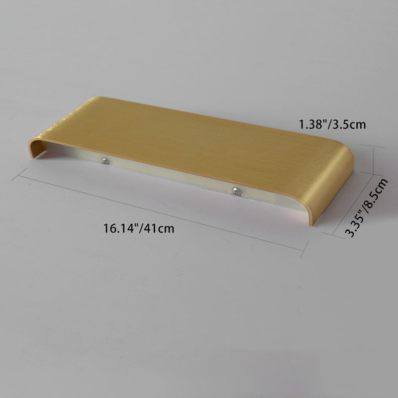 Minimalist Rectangle Aluminum Acrylic LED Wall Sconce Lamp