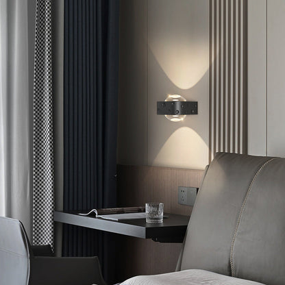 Scandinavian Iron Aluminum Crystal LED Wall Sconce Lamp