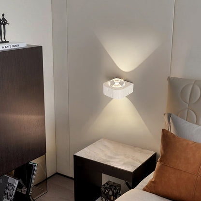 Scandinavian Iron Aluminum Crystal LED Wall Sconce Lamp