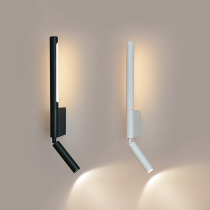 Pull Cylinder Linear PVC Iron Aluminum LED Wall Sconce Lamp
