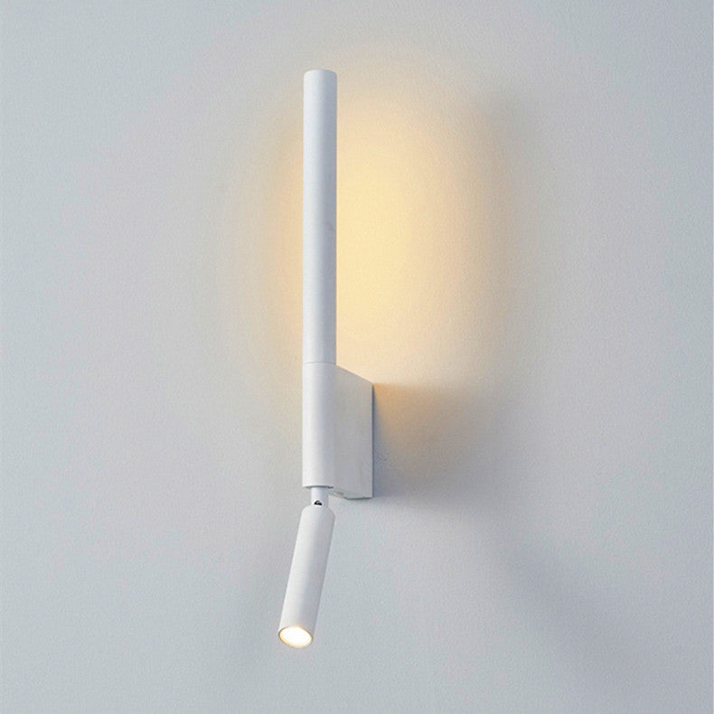 Pull Cylinder Linear PVC Iron Aluminum LED Wall Sconce Lamp