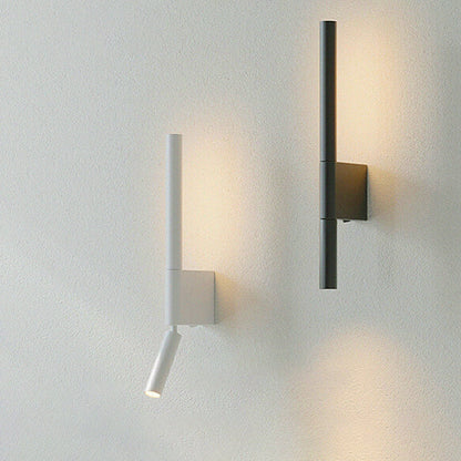 Pull Cylinder Linear PVC Iron Aluminum LED Wall Sconce Lamp