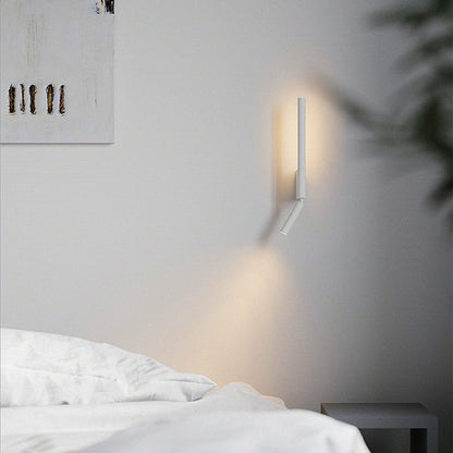 Pull Cylinder Linear PVC Iron Aluminum LED Wall Sconce Lamp