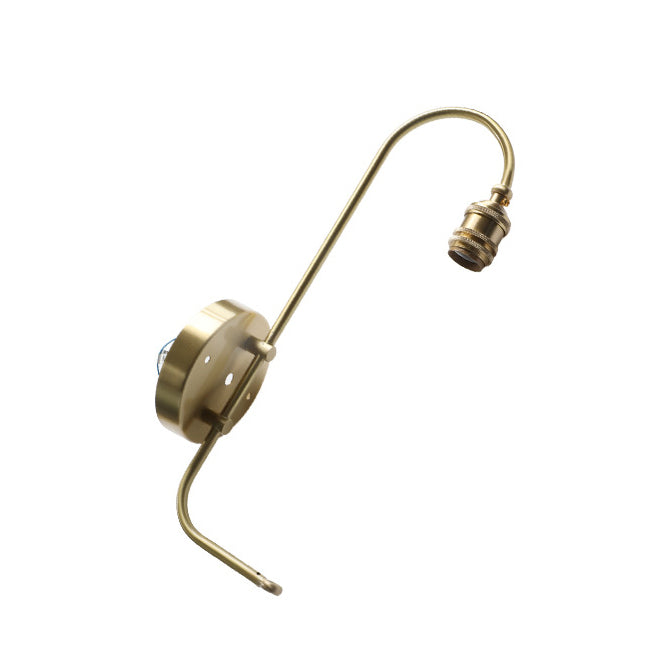 Mid-Century Copper Resin Glass 1-Light Wall Sconce Lamp