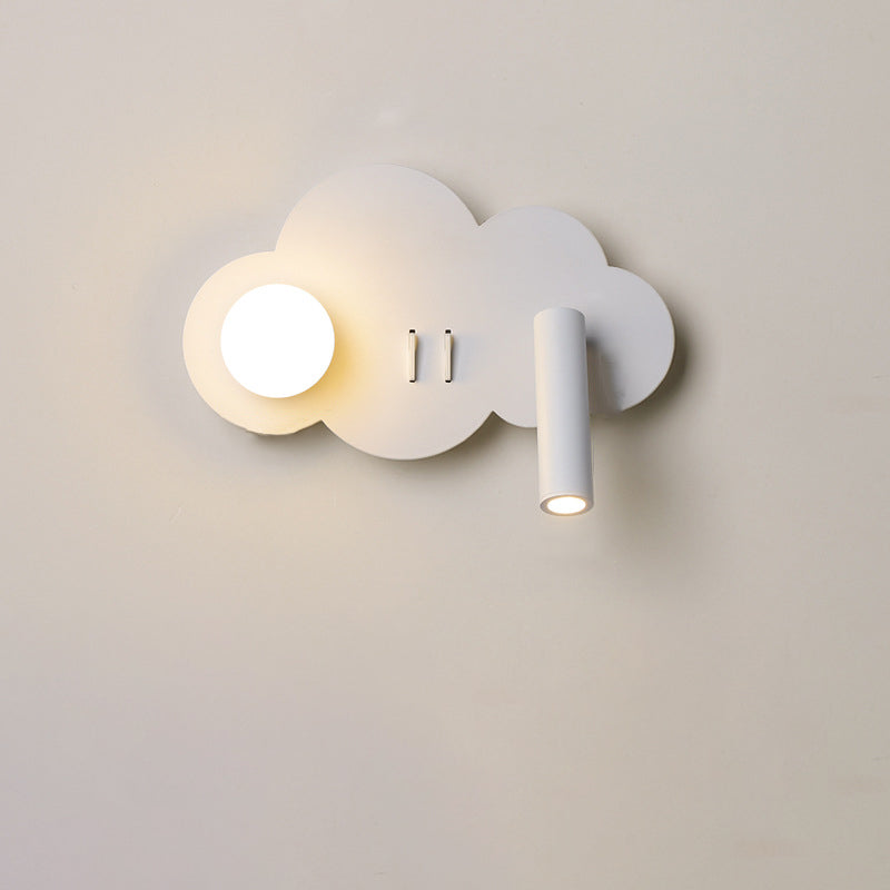Deco Shape Orb Iron Acrylic LED Spotlight Wall Sconce Lamp