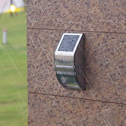 Solar ABS PC Stainless Steel LED Wall Sconce Lamp