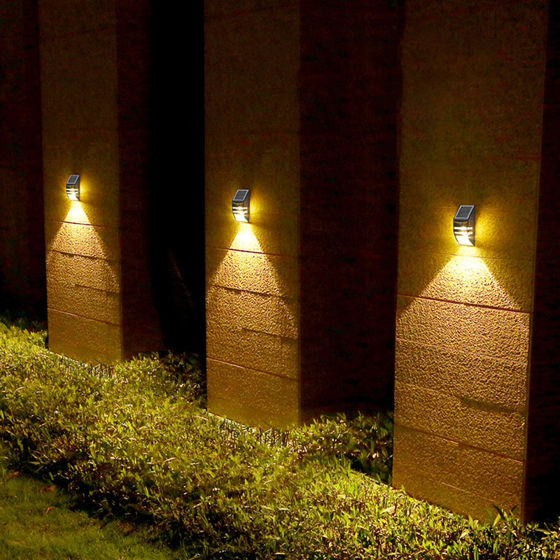 Solar ABS PC Stainless Steel LED Wall Sconce Lamp