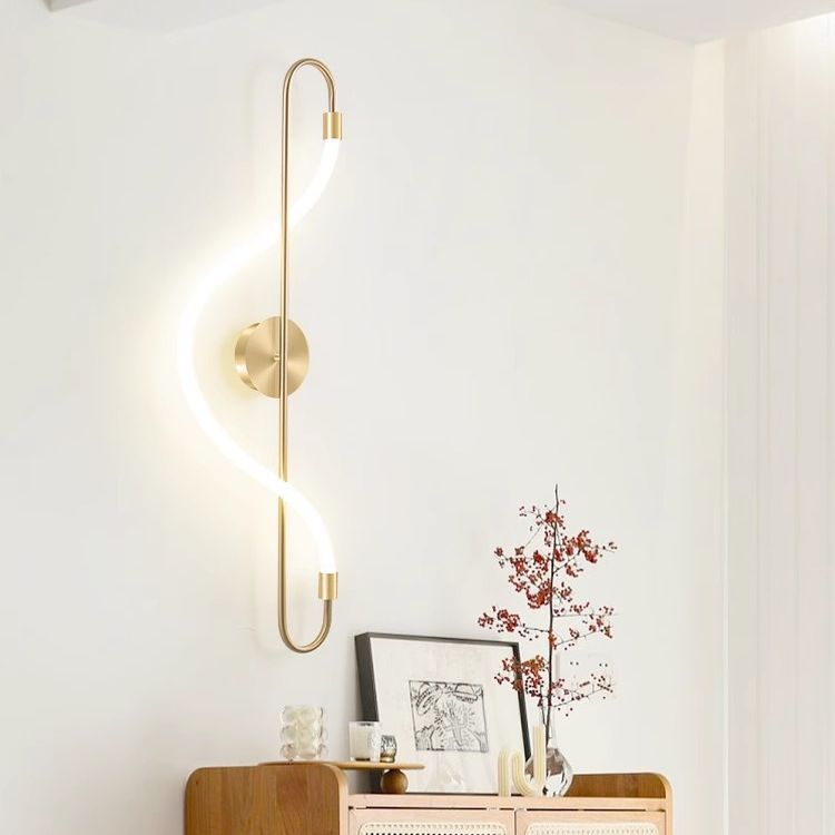 Creative Music Note Shape Iron Acrylic LED Wall Sconce Lamp