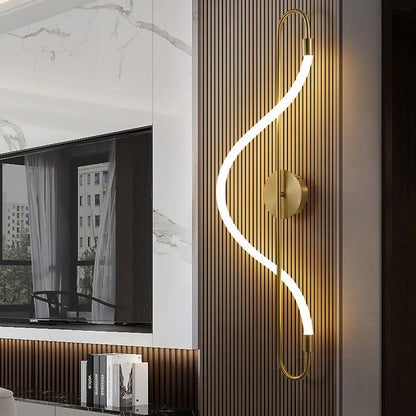 Creative Music Note Shape Iron Acrylic LED Wall Sconce Lamp