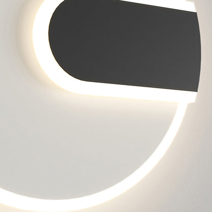 Minimalist Round Square Iron Acrylic LED Wall Sconce Lamp