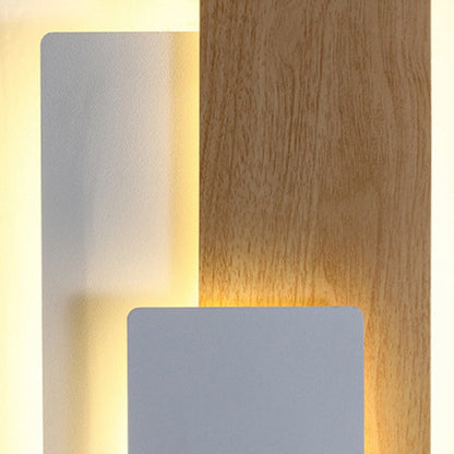 Modern Minimalist Rectangle Iron LED Wall Sconce Lamp