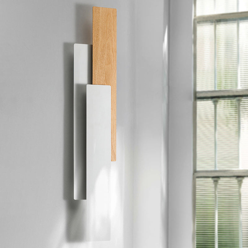 Modern Minimalist Rectangle Iron LED Wall Sconce Lamp