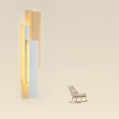Modern Minimalist Rectangle Iron LED Wall Sconce Lamp