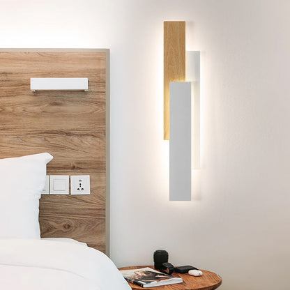 Modern Minimalist Rectangle Iron LED Wall Sconce Lamp