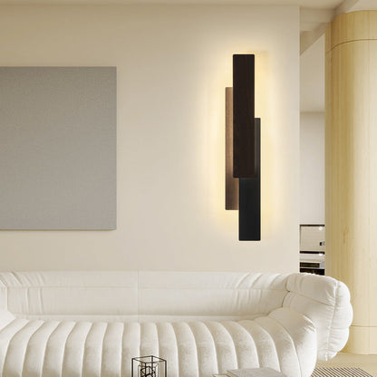 Modern Minimalist Rectangle Iron LED Wall Sconce Lamp