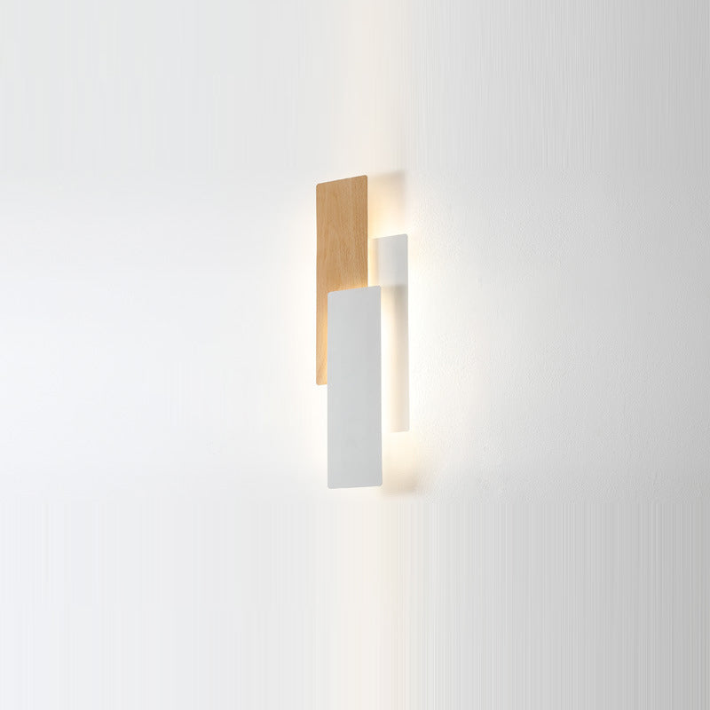 Modern Minimalist Rectangle Iron LED Wall Sconce Lamp