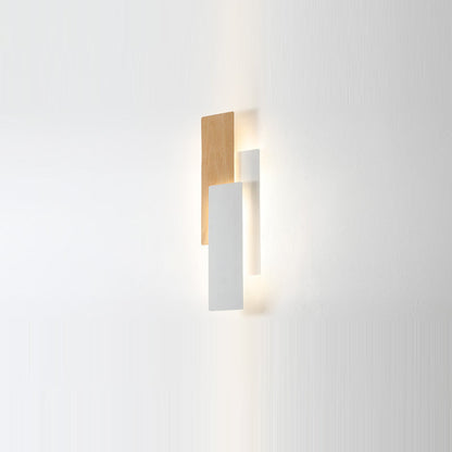 Modern Minimalist Rectangle Iron LED Wall Sconce Lamp