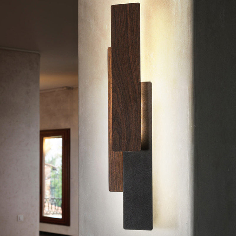 Modern Minimalist Rectangle Iron LED Wall Sconce Lamp