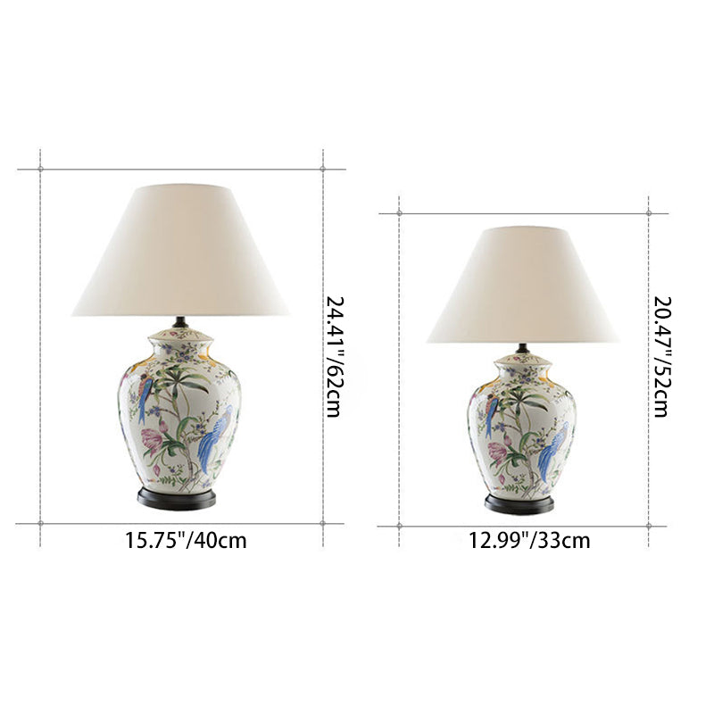 Traditional Bird Table Lamp