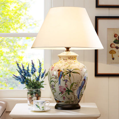 Traditional Bird Table Lamp
