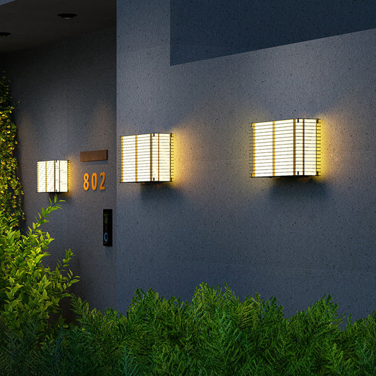 Waterproof PE Stainless Steel LED Wall Sconce Lamp