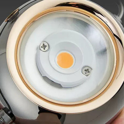 Scandinavian Cone Iron Aluminum Lens LED Wall Sconce Lamp