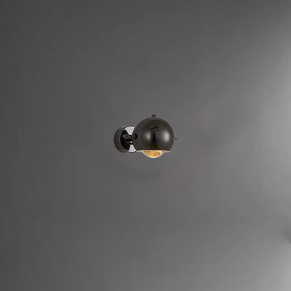 Scandinavian Cone Iron Aluminum Lens LED Wall Sconce Lamp