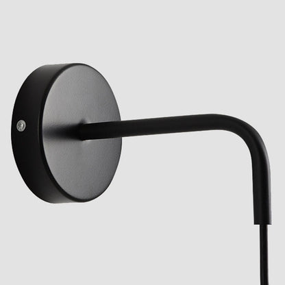 Modern Minimalist Round Cone Iron 1-Light Wall Sconce Lamp