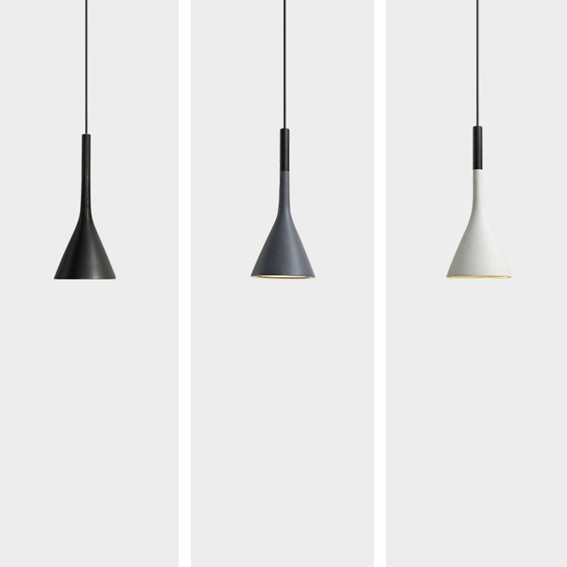 Modern Minimalist Round Cone Iron 1-Light Wall Sconce Lamp