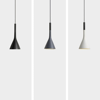Modern Minimalist Round Cone Iron 1-Light Wall Sconce Lamp