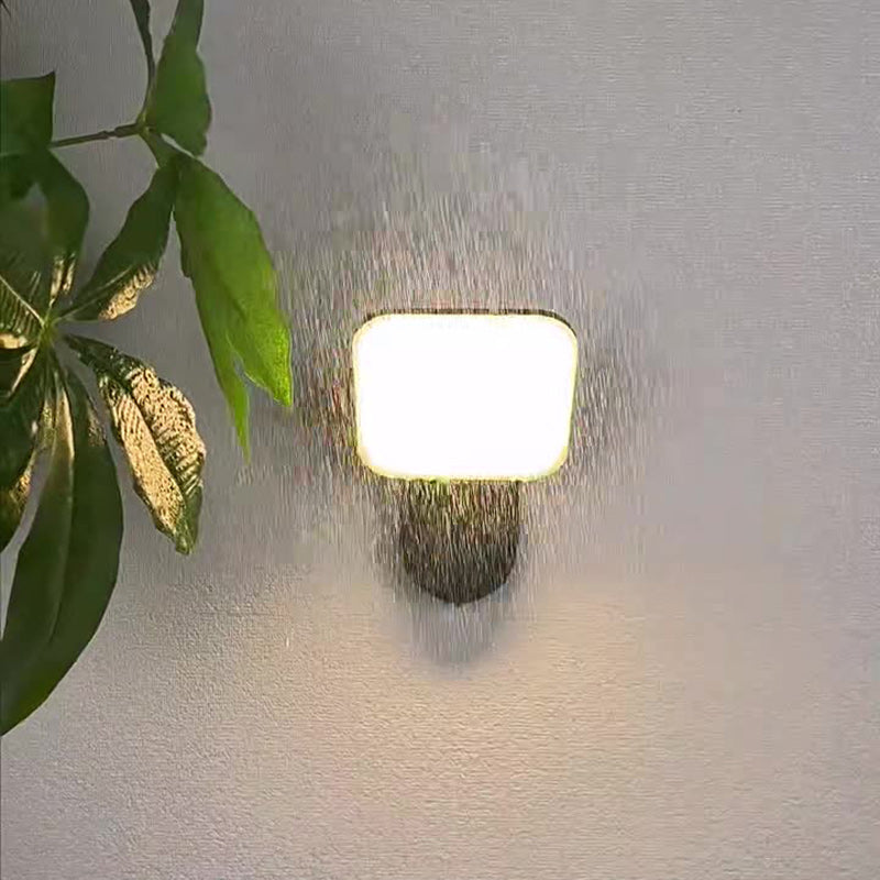 Round Square Aluminum Acrylic LED Wall Sconce Lamp