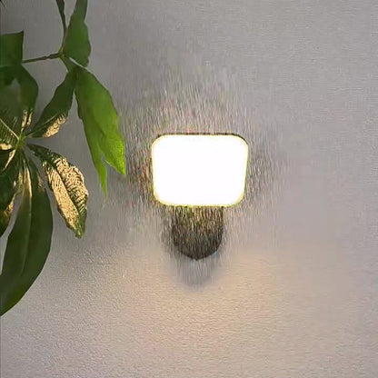 Round Square Aluminum Acrylic LED Wall Sconce Lamp