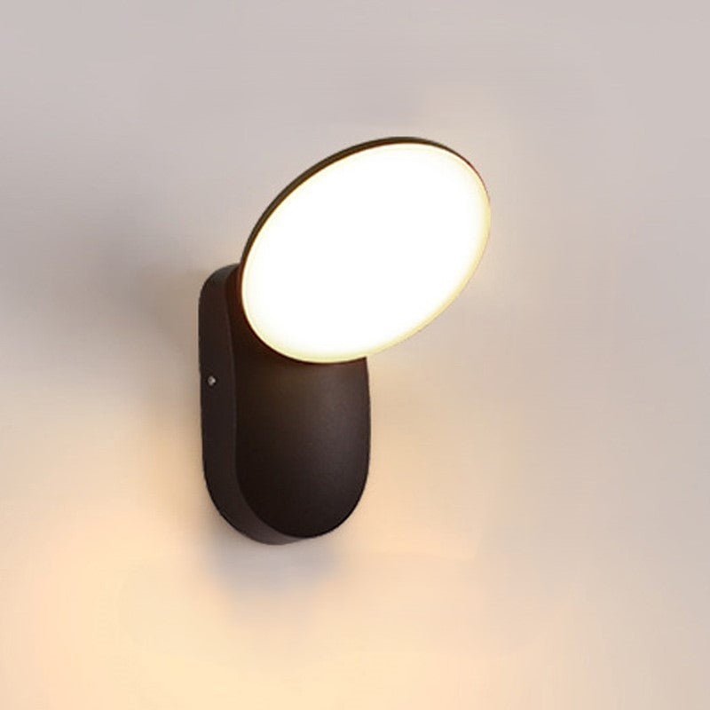 Round Square Aluminum Acrylic LED Wall Sconce Lamp