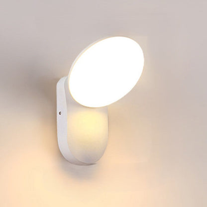 Round Square Aluminum Acrylic LED Wall Sconce Lamp