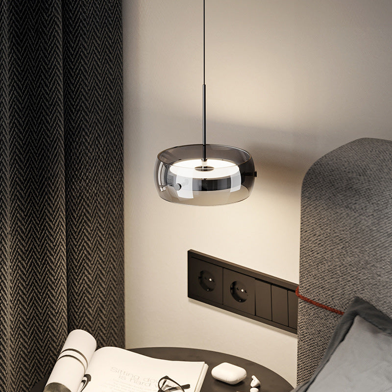 Scandinavian Iron Aluminum Glass LED Wall Sconce Lamp