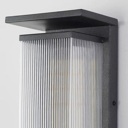 Rectangular Stainless Steel Acrylic LED Wall Sconce Lamp