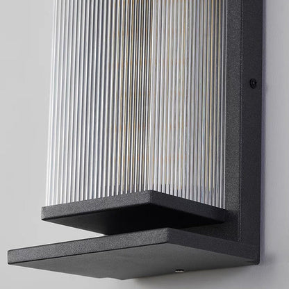 Rectangular Stainless Steel Acrylic LED Wall Sconce Lamp