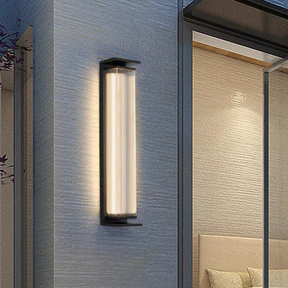 Rectangular Stainless Steel Acrylic LED Wall Sconce Lamp