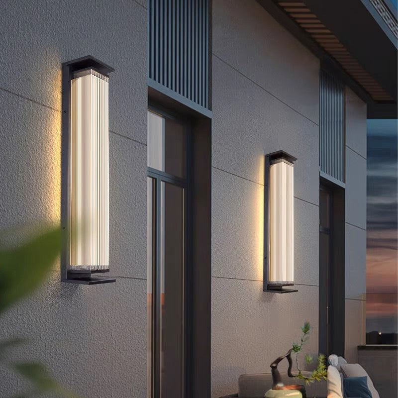 Rectangular Stainless Steel Acrylic LED Wall Sconce Lamp
