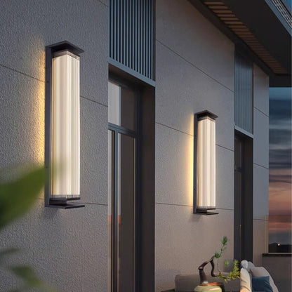 Rectangular Stainless Steel Acrylic LED Wall Sconce Lamp