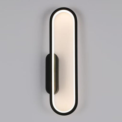 Oval Linear Hardware Acrylic LED Wall Sconce Lamp