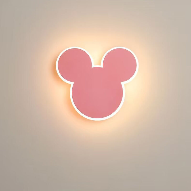 Creative Cartoon Round Iron LED Wall Sconce Lamp