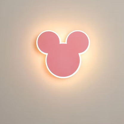 Creative Cartoon Round Iron LED Wall Sconce Lamp