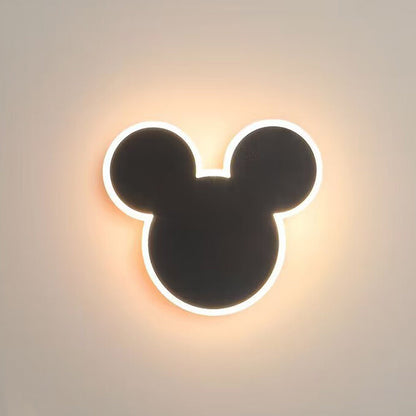 Creative Cartoon Round Iron LED Wall Sconce Lamp
