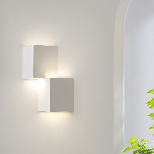 Square Triangle Iron Acrylic LED Wall Sconce Lamp