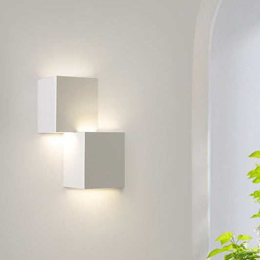 Square Triangle Iron Acrylic LED Wall Sconce Lamp