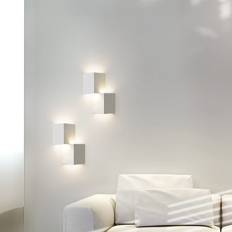 Square Triangle Iron Acrylic LED Wall Sconce Lamp