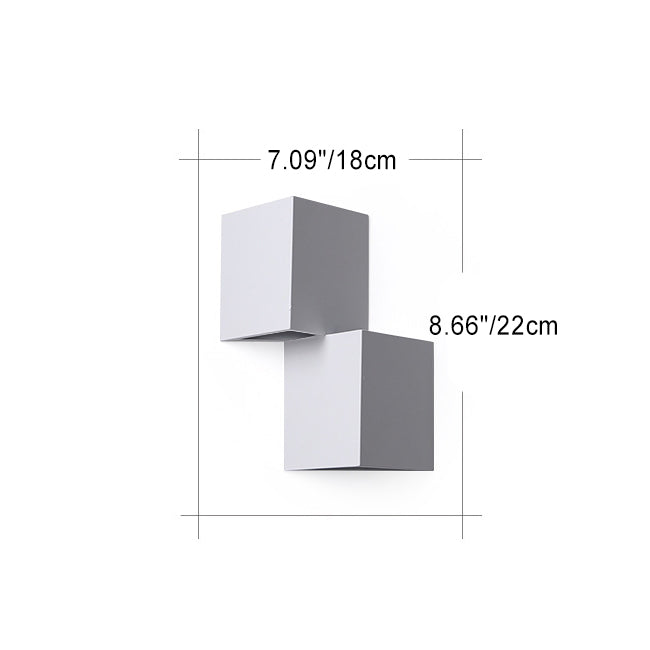 Square Triangle Iron Acrylic LED Wall Sconce Lamp